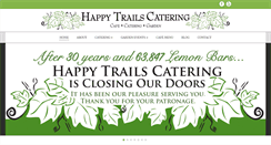 Desktop Screenshot of happytrailscatering.com